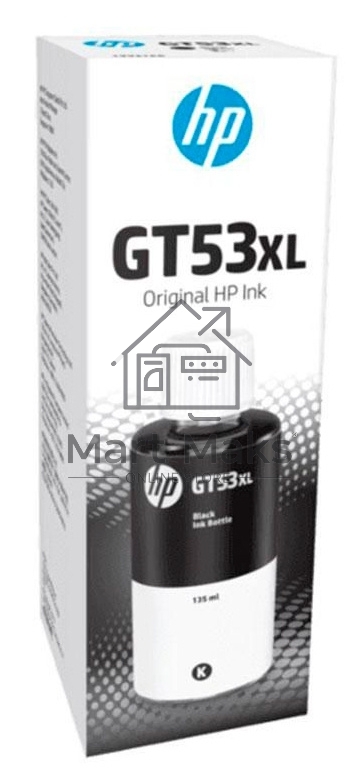 Емкость с чернилами HP GT53XL для GT 5810/5820/Ink Tank 115/315/319/419/415/Smart Tank 515/615, черный (135 ml), 6000 стр.