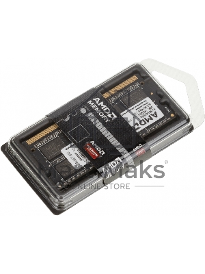 Оперативная память AMD Radeon R5 Entertainment Series, DDR3L, 8GB (1x8GB), 1600 MHz, CL11, без радиатора, черный, SO-DIMM