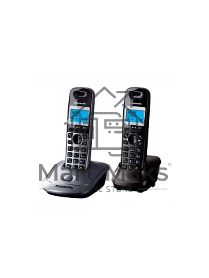 Телефон беспроводной (DECT) Panasonic KX-TG2512RU1 Доп трубка в комплекте, АОН, Caller ID, спикерфон, полифония