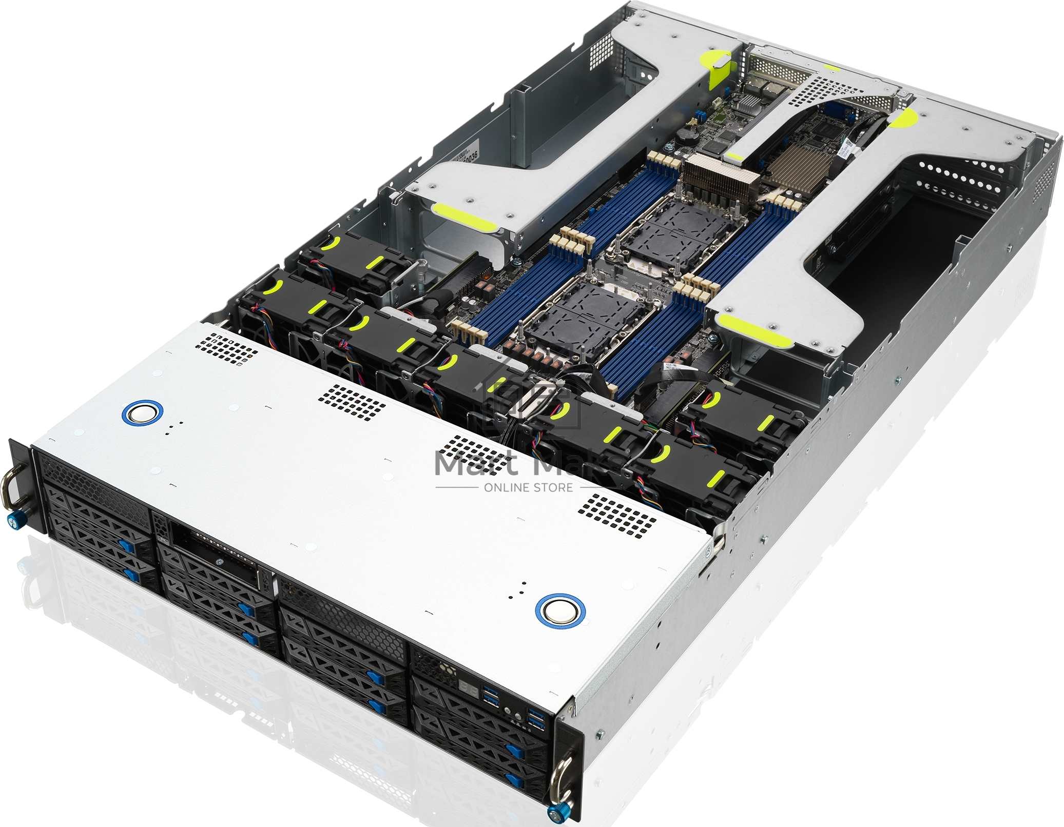 Серверная платформа Asus ESC4000-E10 up to 205W, 2x SFF8643 on the backplane, 2x 1600W PSU, (274285)