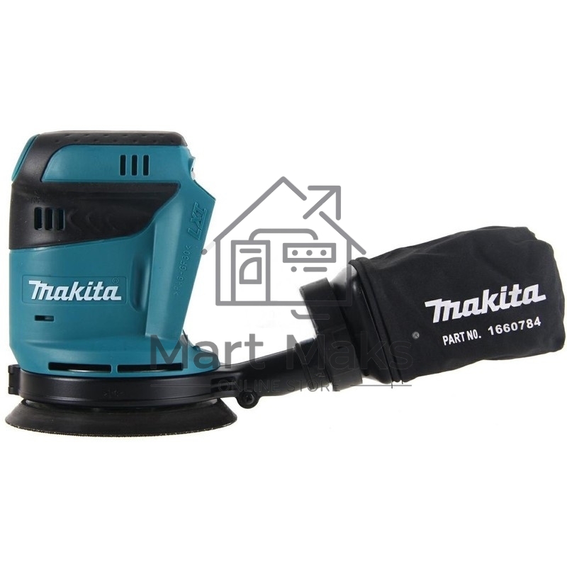 Машинка эксцентриковая MAKITA DBO180Z 18В LiIon ф125мм 7000/9500/11000об/мин ампл.2.8мм 1.7кг