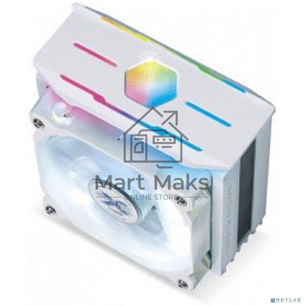 Кулер для процессора Zalman CNPS10X OPTIMA II RGB белый, 120 мм, алюминий/медь, 1500 об/мин, 27 дБ, 4 pin, 180 Вт, 158 мм
