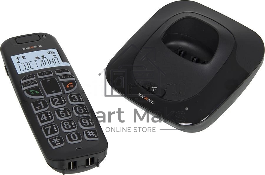 Радиотелефон teXet TX-D7505A черный