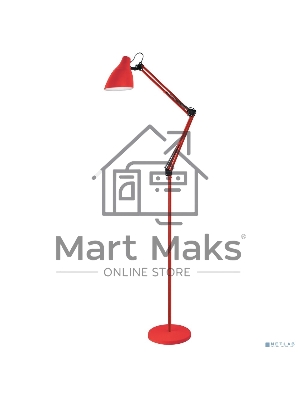 Светильник напольный, торшер, Camelion KD-332 C04 красный (230V, 40W, E27)