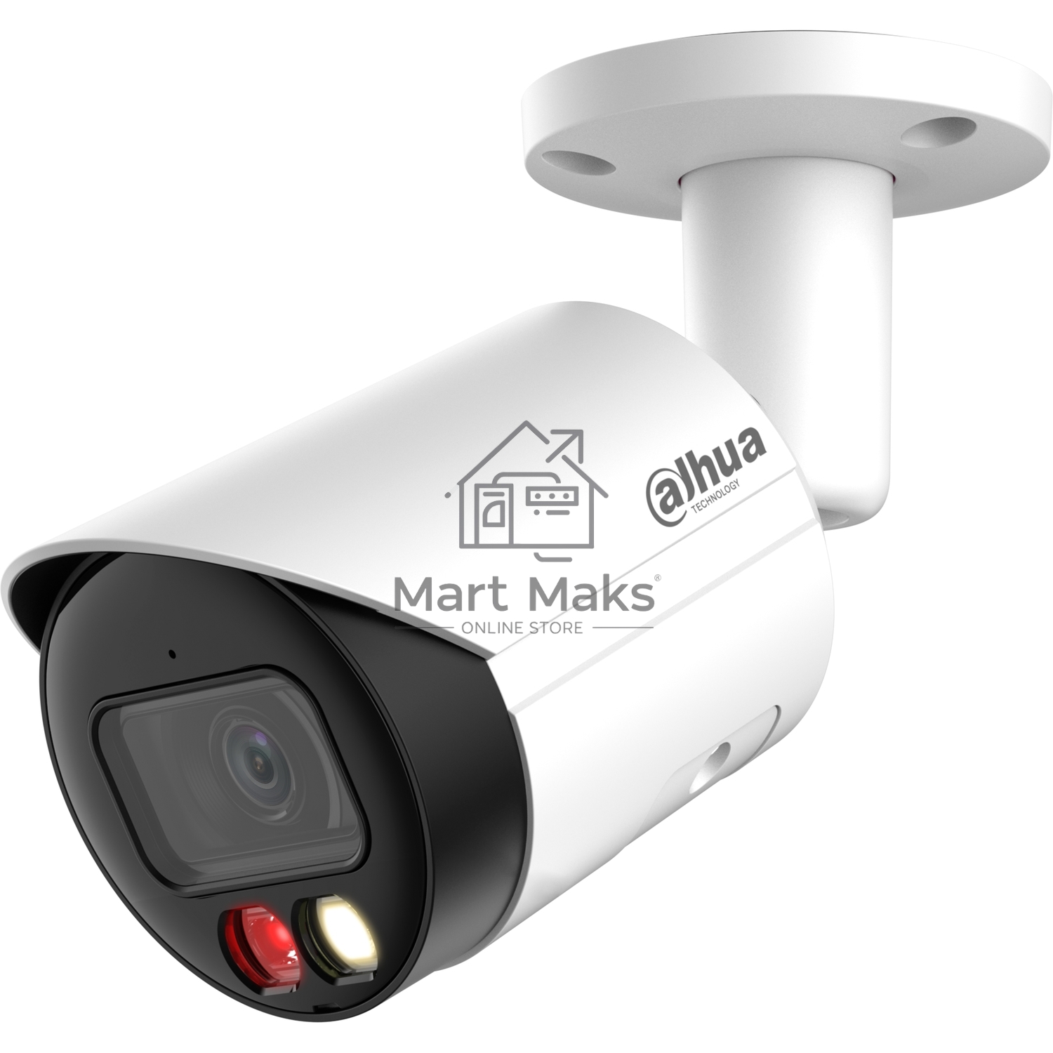 Видеокамера Dahua DH-IPC-HFW2449SP-S-IL-0280B уличная цилиндрическая IP-видеокамера 4Мп 1/2.7” CMOS объектив 2.8мм