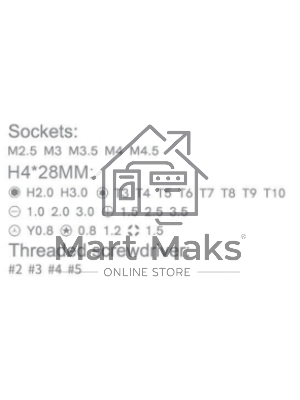 Отвертка с набором бит Jakemy JM-8160