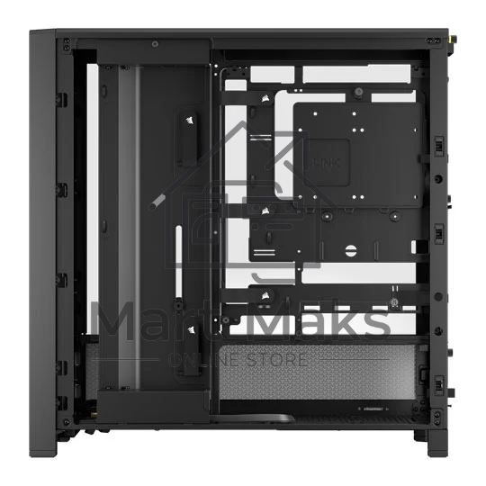 Компьютерный корпус без блока питания Corsair Frame 4000D, Midi-Tower, TG, no fan, 2xUSB-A 3.2, 1xUSB 3.2 Type-C, E-ATX, ATX, mATX, mITX черный