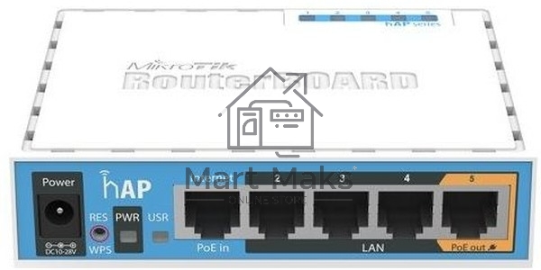 Точка доступа Mikrotik hAP RB951Ui-2nD RouterBOARD hAP