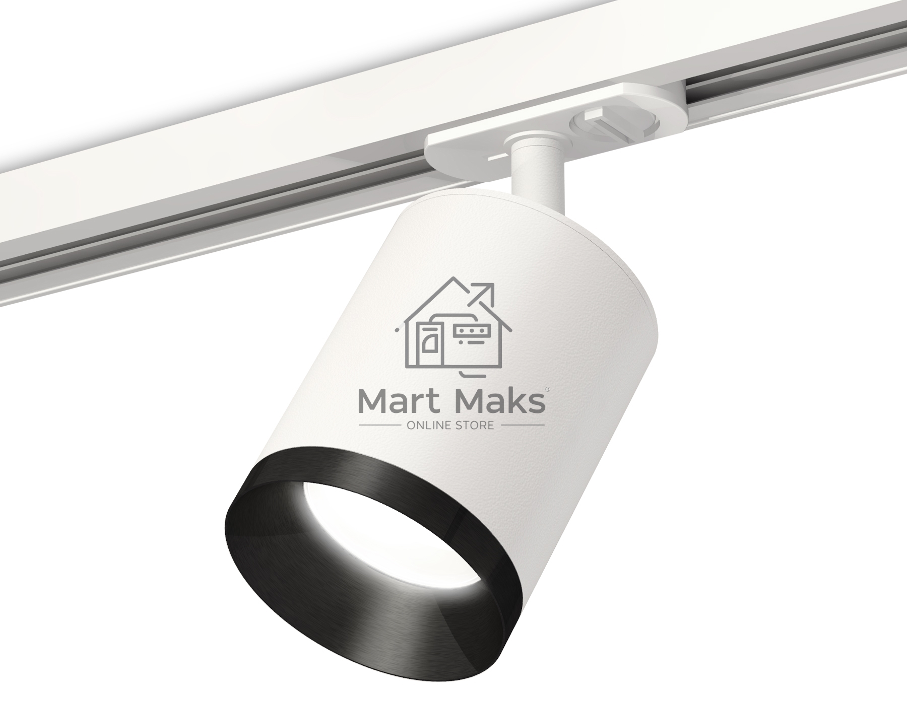 Светильник Ambrella light XT7421002 SWH/PBK белый песок/черный полированный MR16 GU5.3 (A2536, C7421, N7031)