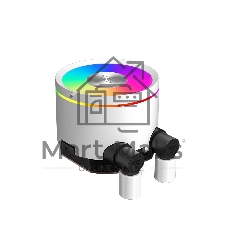 Система охлаждения Water Cooling System PCCooler DA360 Pro ARGb WH (300W, 360мм, белый, ARGb/Fans: 3x120мм, 75.8CFM, 33.7dBA, 2200RPM/Pump height 57мм, 28dBA, 3000RPM, Rad thickness 27мм/S: 1851, 1700, 1200, 20XX, 115X, AM5, AM4)