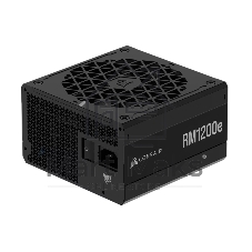 Блоки питания/ Power Supply Corsair RM1200e Low-Noise, Model RPS0189, 1200W 80+ Gold (ATX, 3.1, PCIe 5.1, Full modular, 1x24(20+4)pin, 1x12V-2x6, 1x16-pin PCIe, 2x4+4-pin CPU +12V (EPS), 4x4-pin Molex, 6x6+2-pin PCIe, 7xSATA3, Active, 140x140mm, 150x150x86mm, APFC, Power cable-EU, black)