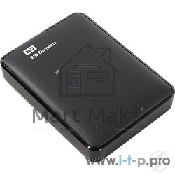 Внешний жесткий диск Western Digital Original USB 3.0 2Tb WDBU6Y0020BBK-WESN Elements Portable 2.5