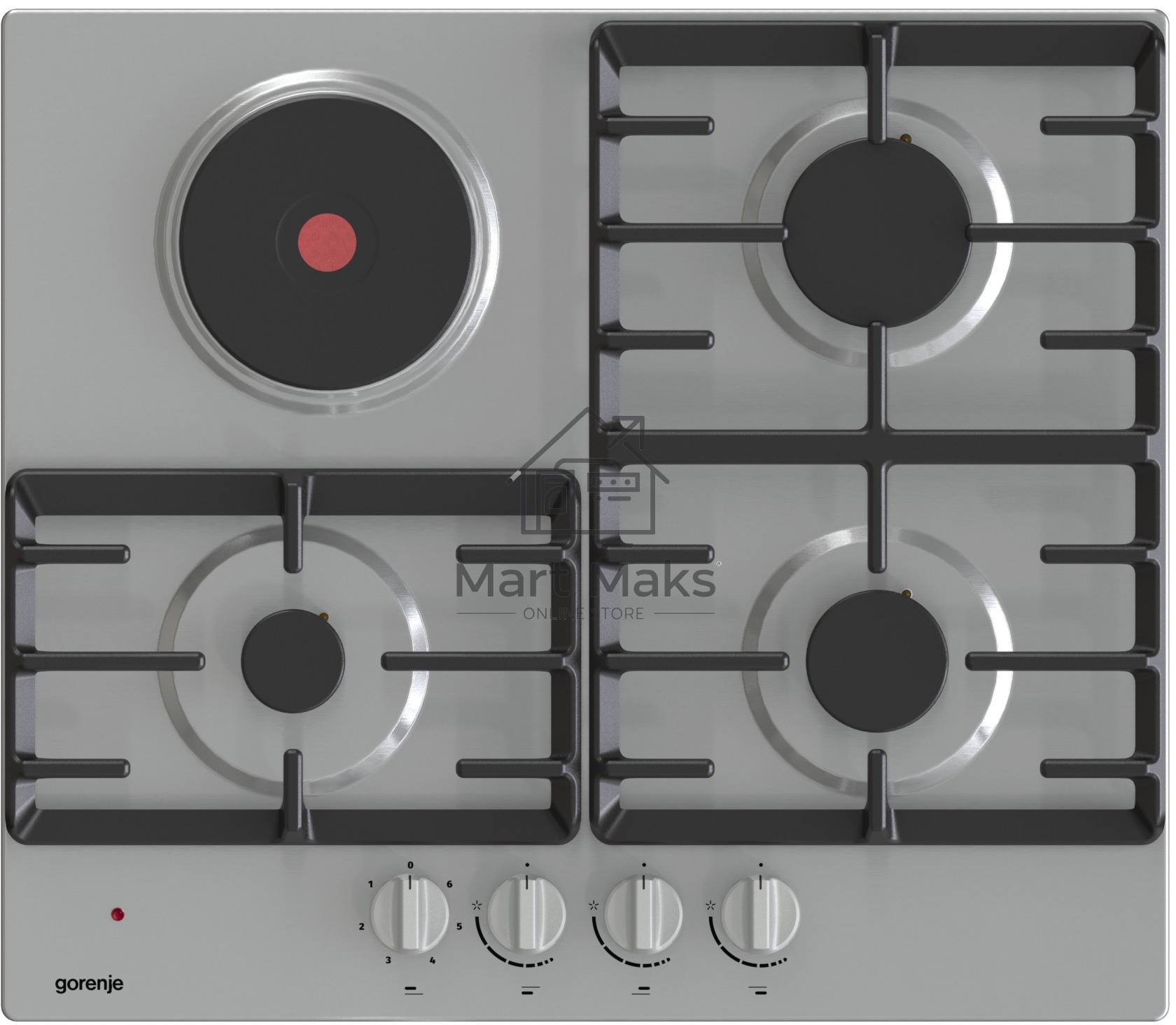 Газовая варочная поверхность Gorenje GE681X нержавеющая сталь