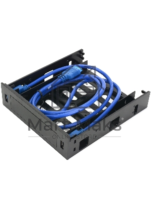 Панель с двумя портами USB 3.0 в слот 5.25 компьютерного корпуса и слот 1*3.5/2*2.5 CMU3-B5