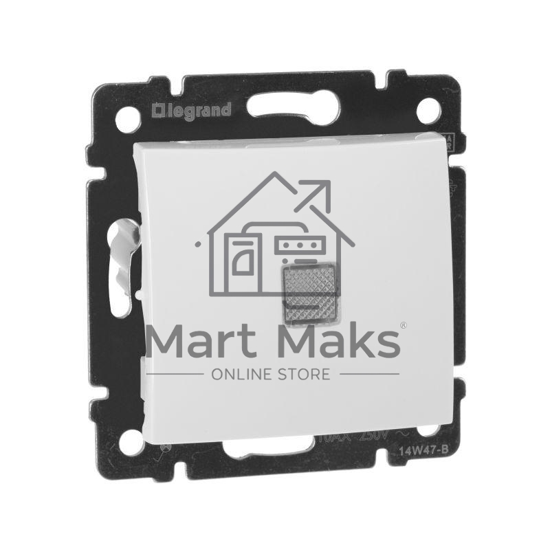 Электроустановочные изделия Legrand Legrand 774426 Переключатель 2 напр. 10А Valena с подсветкой (белый) 