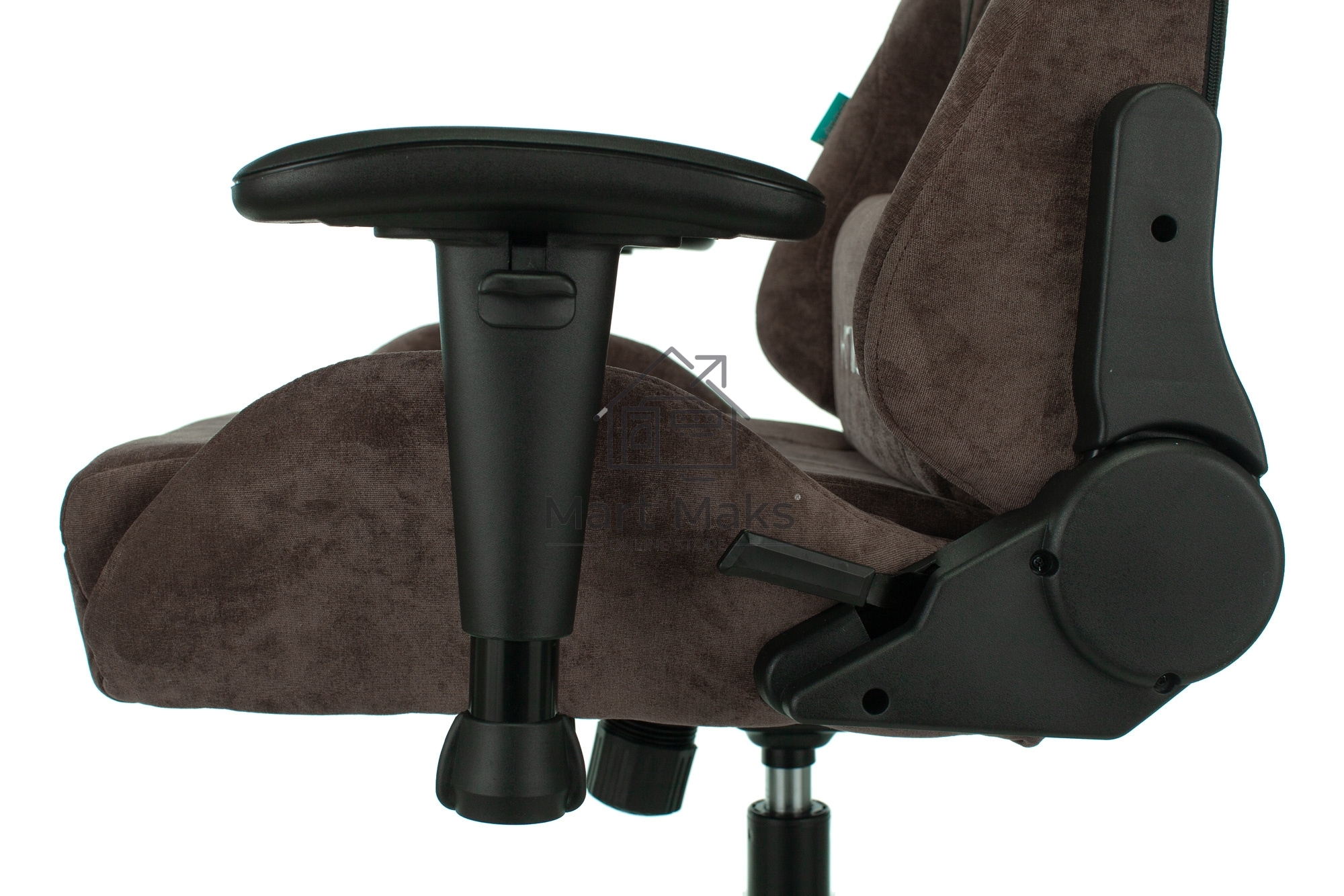 Кресло игровое Бюрократ VIKING KNIGHT LT10 FABRIC коричневый крестовина металл/пластик