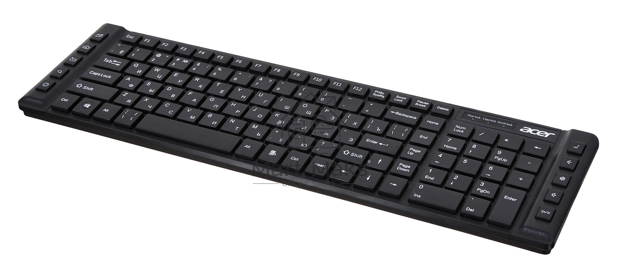 Клавиатура Acer OKW010 ZL.KBDEE.002 проводная, USB, черный