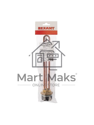 Нагревательный элемент для бойлера ТЭН RDT 2,0 кВт, термостат 15 A, кольцо уплотнительное D 42 мм Rexant