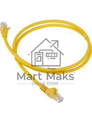 Патч-корд LANMASTER LSZH UTP кат.5e, 2.0 м, желтый