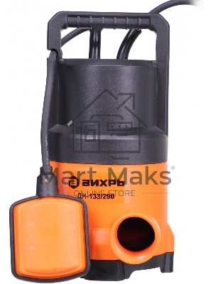 Насос дренажный Вихрь ДН-133/290 300Вт 7980л/час (900/68/2/18)