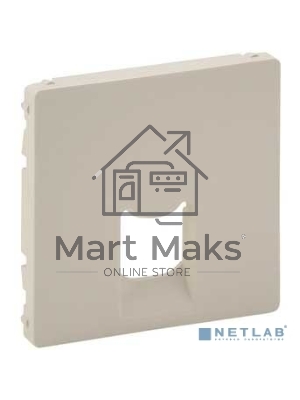 Лицевая панель для одиночных телефонных/информационных розеток. Слоновая кость Valena LIFE. 