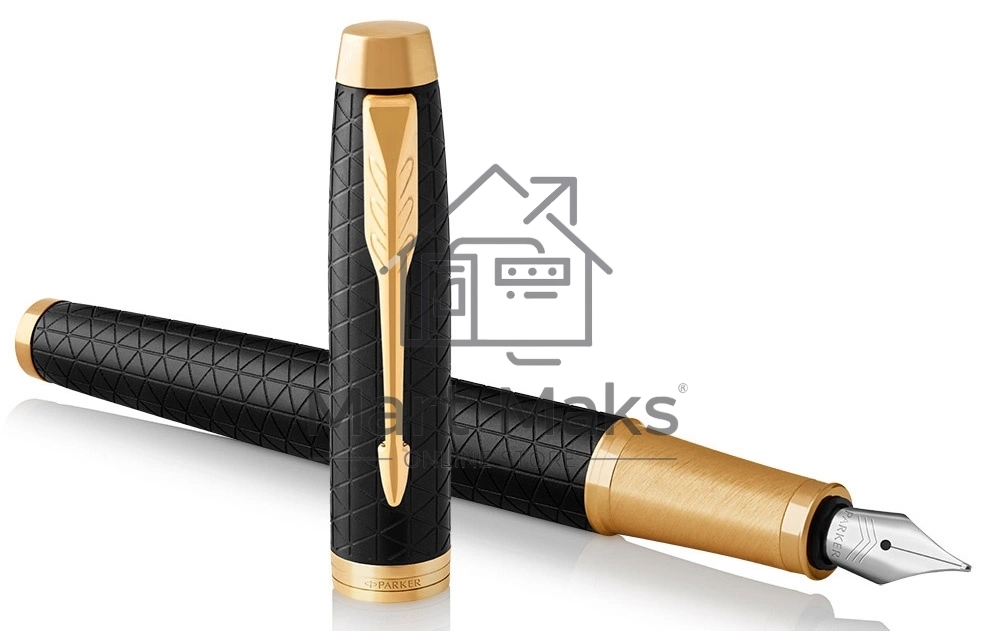 Ручка перьевая Parker IM Premium F323 (CW1931646) Black GT F сталь нержавеющая, подарочная коробка