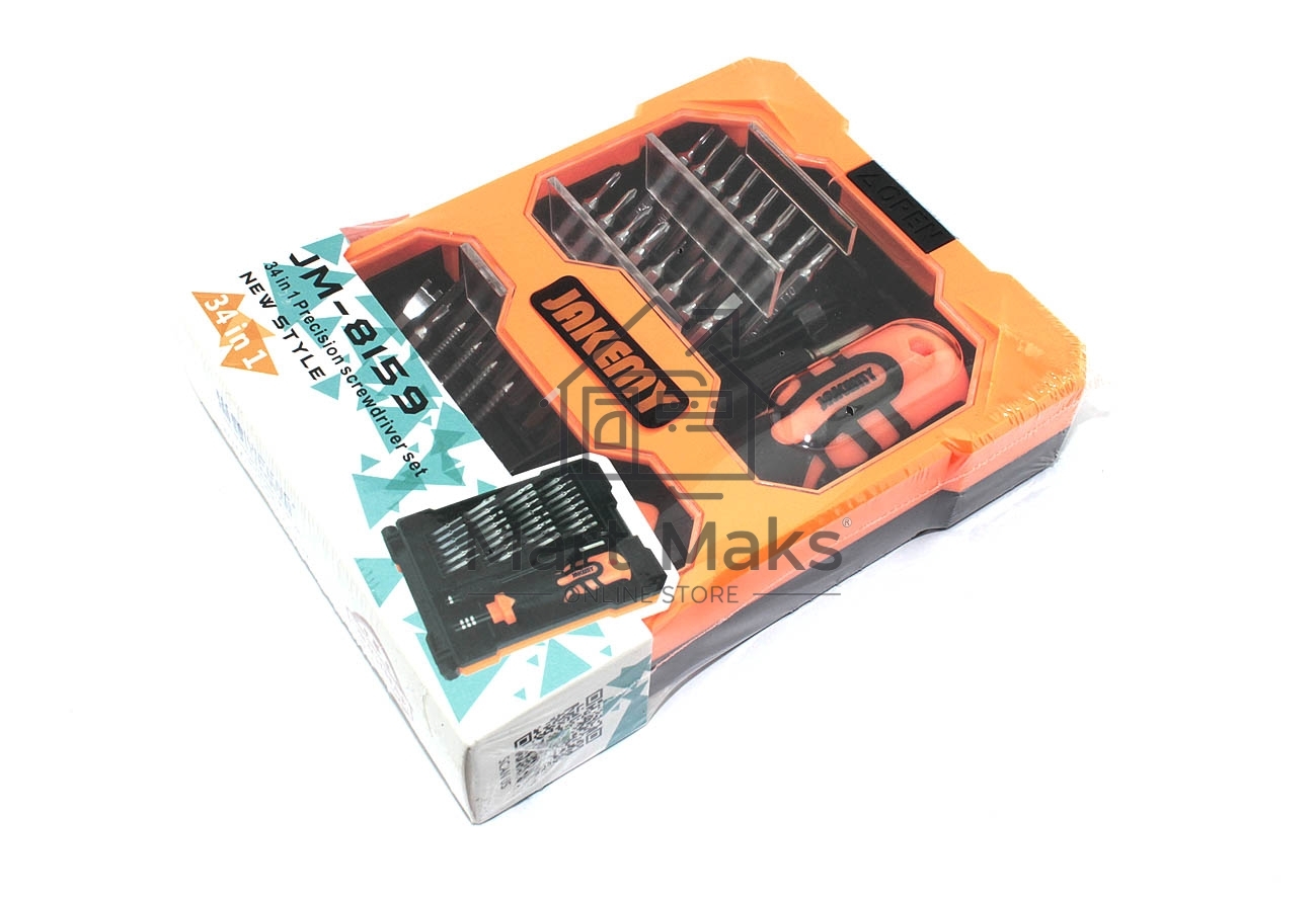 Отвертка с набором бит Jakemy JM-8159