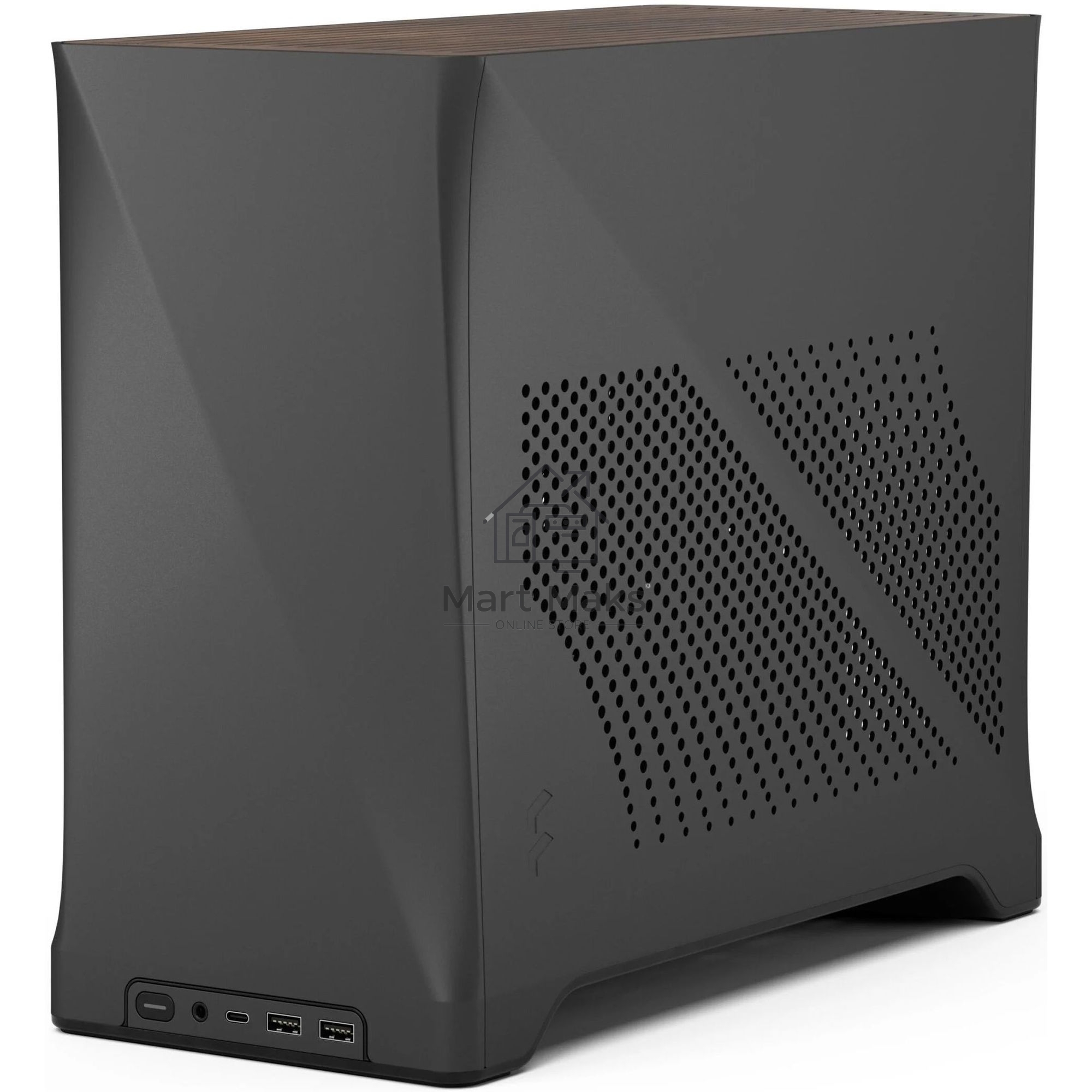 Корпус ПК без блока питания Fractal Design Era 2, Mini-Tower, 2x120mm, 2xUSB-A 3.0 + 1xUSB 3.2 Type-C, SFX PSU Support, mITX Charcoal Gray