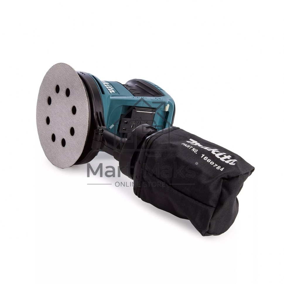 Машинка эксцентриковая MAKITA DBO180Z 18В LiIon ф125мм 7000/9500/11000об/мин ампл.2.8мм 1.7кг
