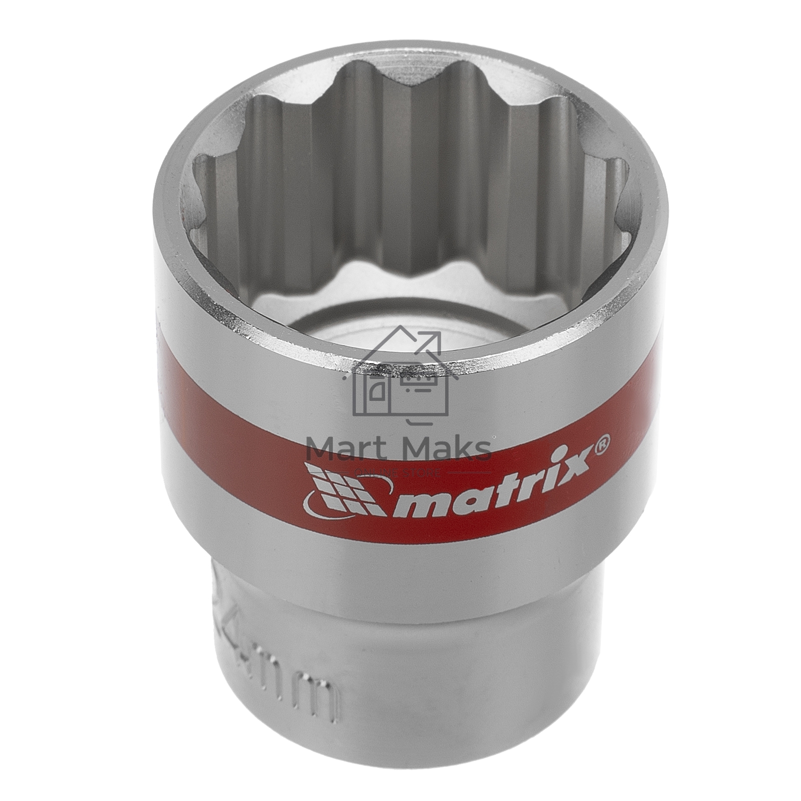 Набор головок MATRIX 13596набор торцевых головок 1/2'' 12-ти гр. crv 10шт. 10-24мм