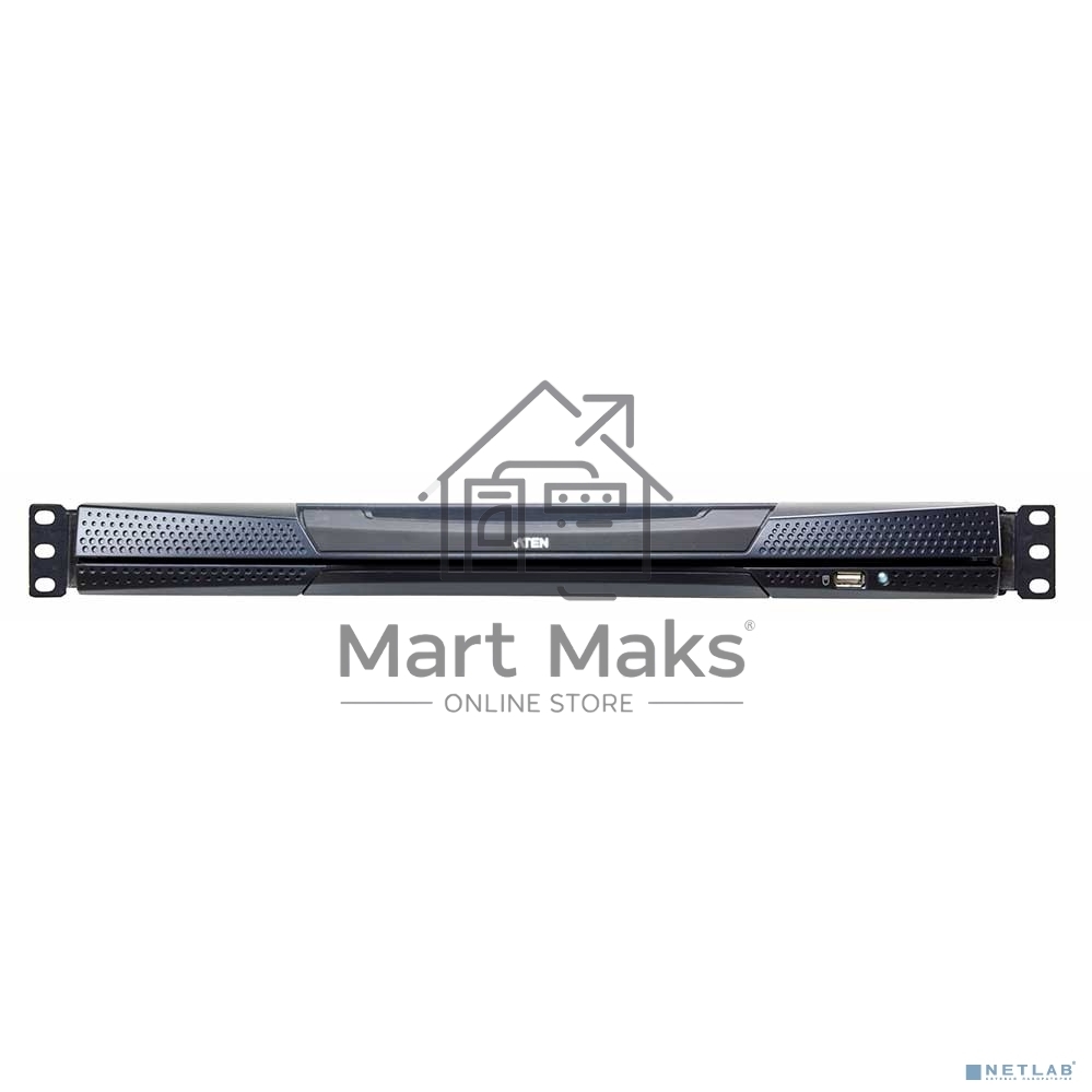 Коммутаторы консоли ATEN 8P CAT5 HIGH DENSITY DUAL RAIL LCD 19INCH OVER IP