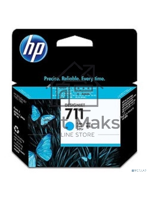 Картридж струйный HP №711 CZ130A голубой для HP DJ T120/T520 (29мл)
