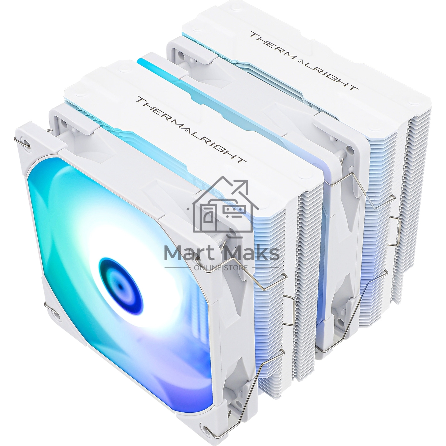 Устройство охлаждения(кулер) Thermalright Peerless Assassin 120 White ARGB Soc-AM5/AM4/1151/1200/2066/2011/1700 белый 4-pin 25.6dB Al+Cu 750gr Ret (PA120-WH-ARGB)