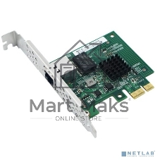 Сетевой адаптер LR-LINK LRES2034PT PCIe x1 1*RJ45 NIC Card (303523)