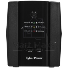 Источник бесперебойного питания CyberPower UT1500EIG/1500 ВА/900 Вт/USB/RJ-11/RJ-45/6xIEC 320 C13 (компьютерная)