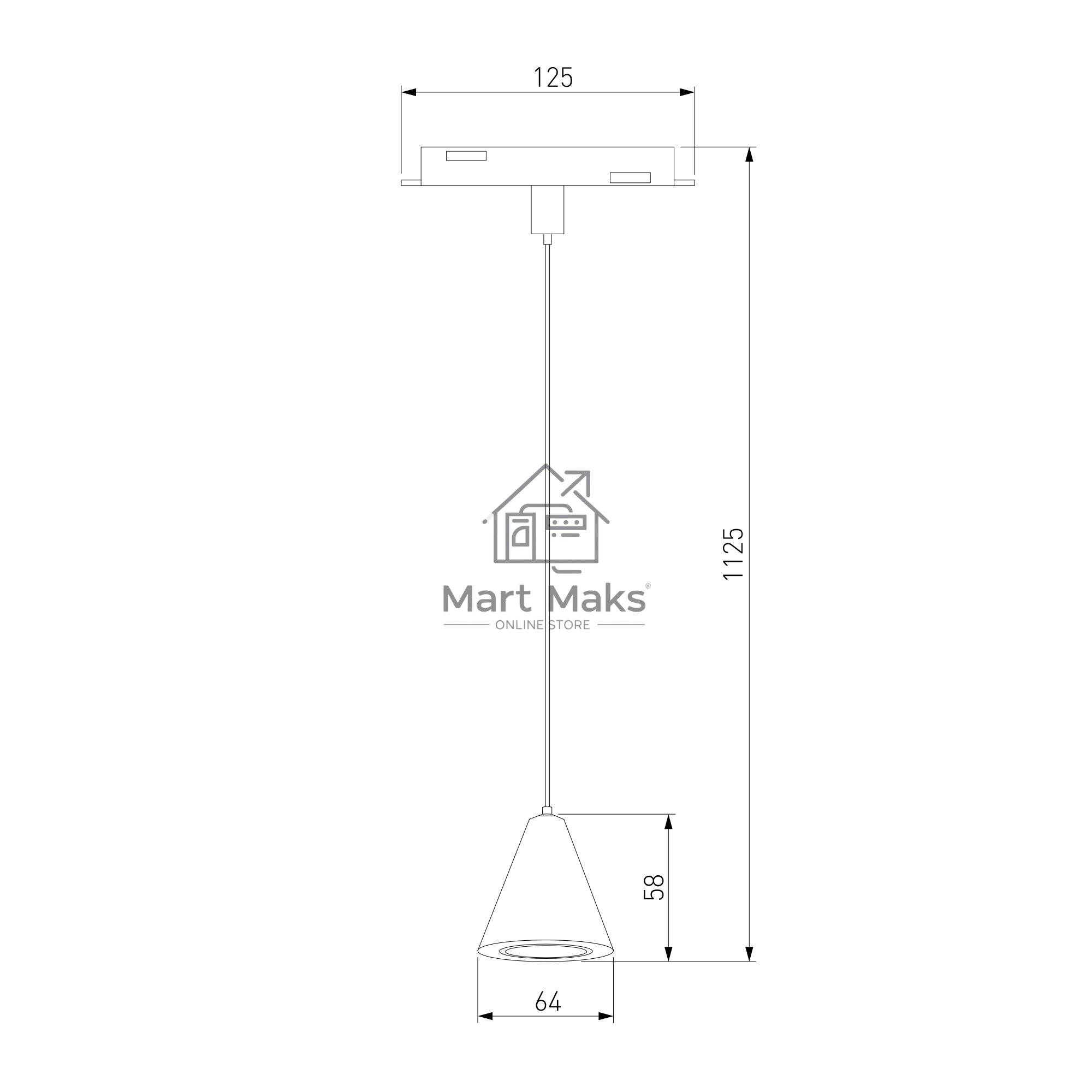Трековый светильник Slim Magnetic 5W 4200K Event (латунь) 85039/01