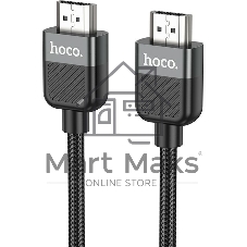 Кабель Hoco US09 ver2.0 HDMI (m) HDMI (m) 2м черный (пакет)