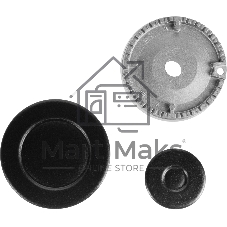 Газовая варочная панель Maunfeld EGHE.43.3STS-EW