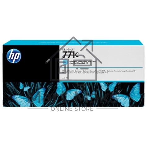Картридж струйный HP №771C B6Y12A светло-голубой для HP DJ Z6200 (775мл)