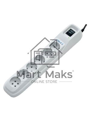 Сетевой фильтр ZIS Pilot L-6 6 розеток 7 метров Pilot L-6 7M