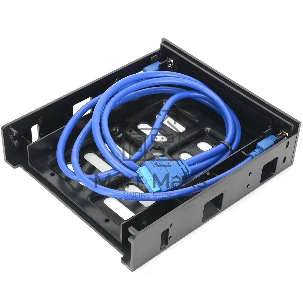 Панель с двумя портами USB 3.0 в слот 5.25 компьютерного корпуса и слот 1*3.5/2*2.5 CMU3-B5