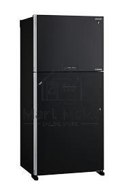 Холодильник Sharp SJ-XG60PMBK черный двухкамерный 422/178 л морозилка сверху, No Frost