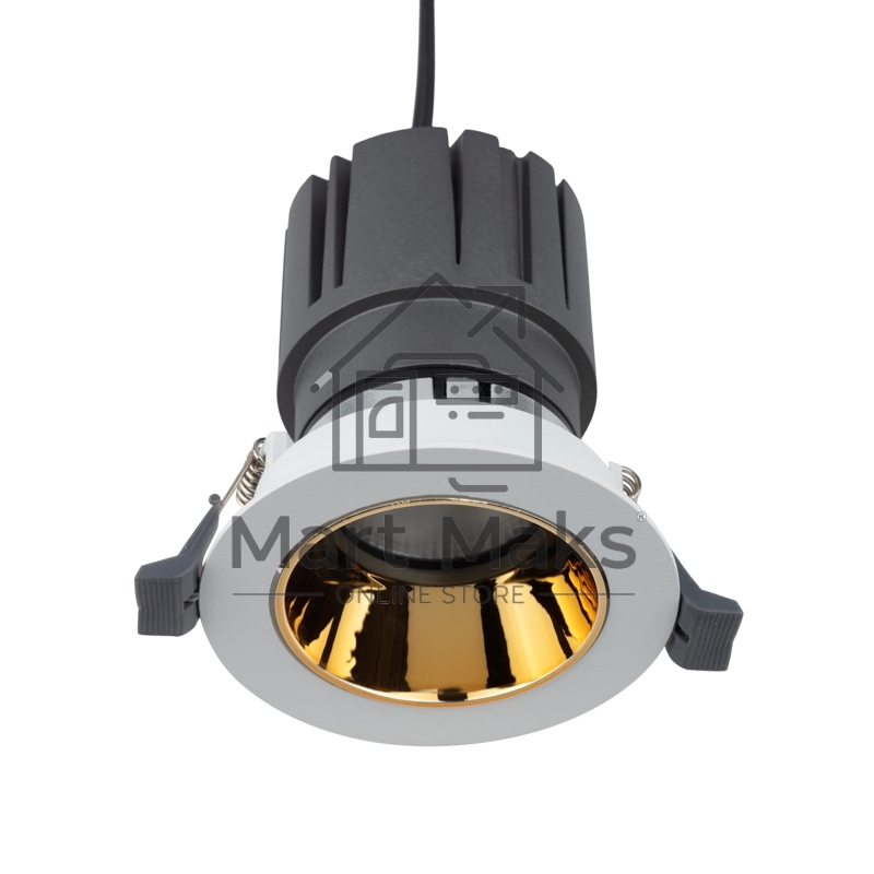 Светильник встраиваемый поворотный Rexant Horeca Dark Light с антиослепляющим эффектом 12 Вт 4000 К LED GOLD