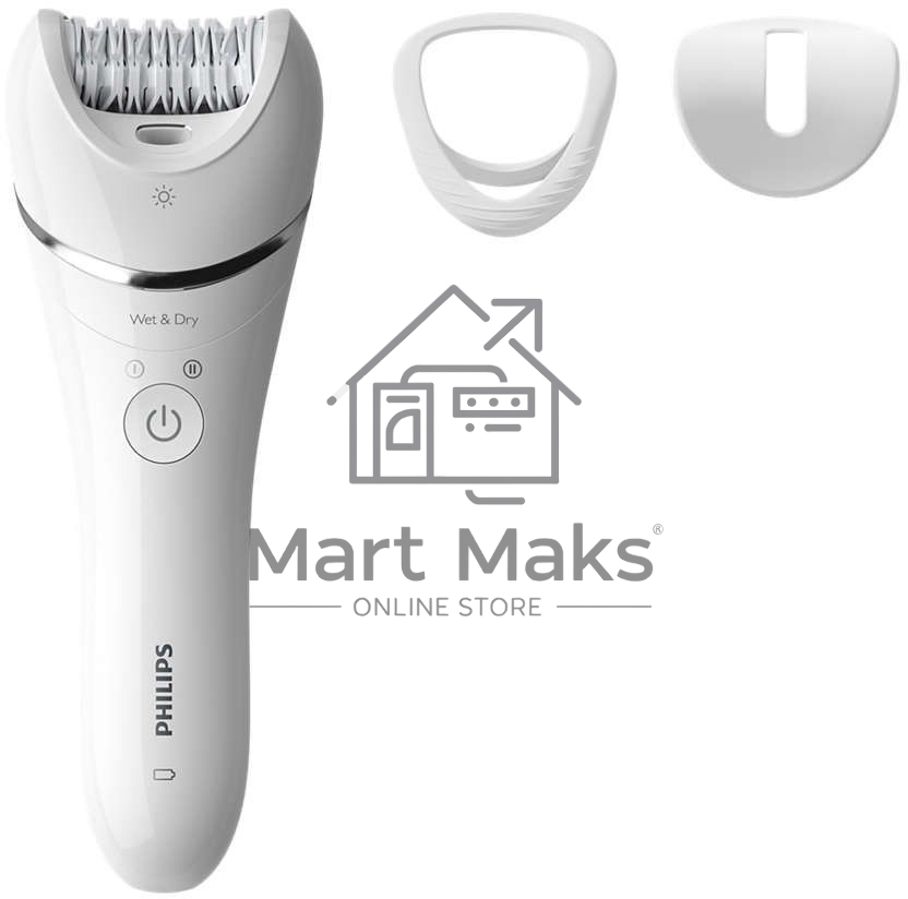 Эпилятор Philips 2 скорости, широкая головка, Wet&Dry, беспроводной