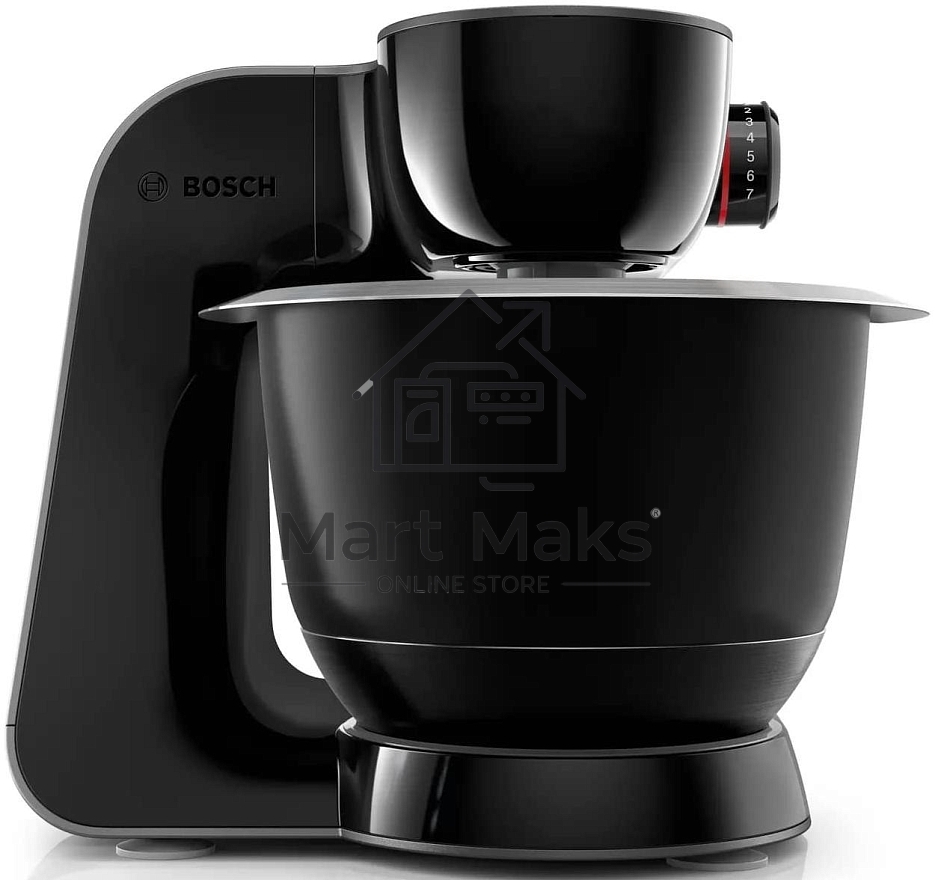 Кухонный комбайн Bosch 1000 Вт, черный