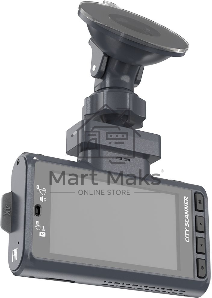 Видеорегистратор Silverstone F1 CityScanner 4K Wi-Fi черный 2Mpix 2160x3840 2160p 140гр. GPS AIT 8629