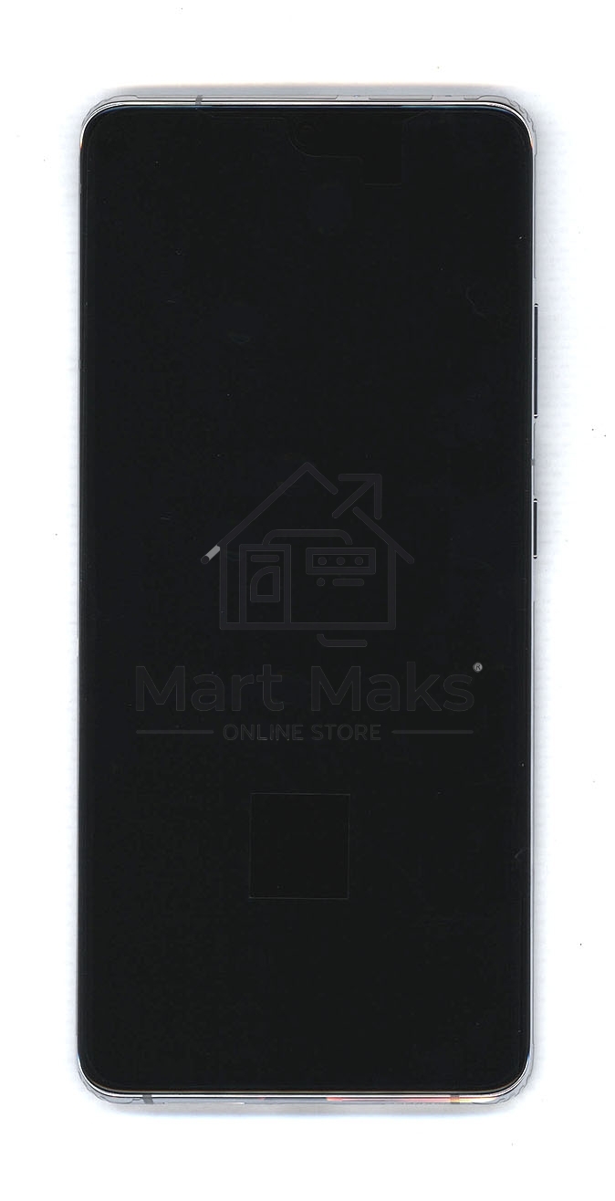 Дисплея для Samsung Galaxy S21 Ultra G998B в сборе с тачскрином ServicePack, серебристый GH82-26035B