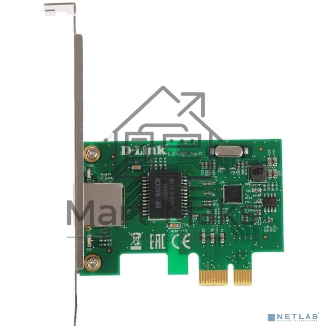 Сетевой адаптер Gigabit Ethernet D-Link DGE-560T/D1A PCI Express