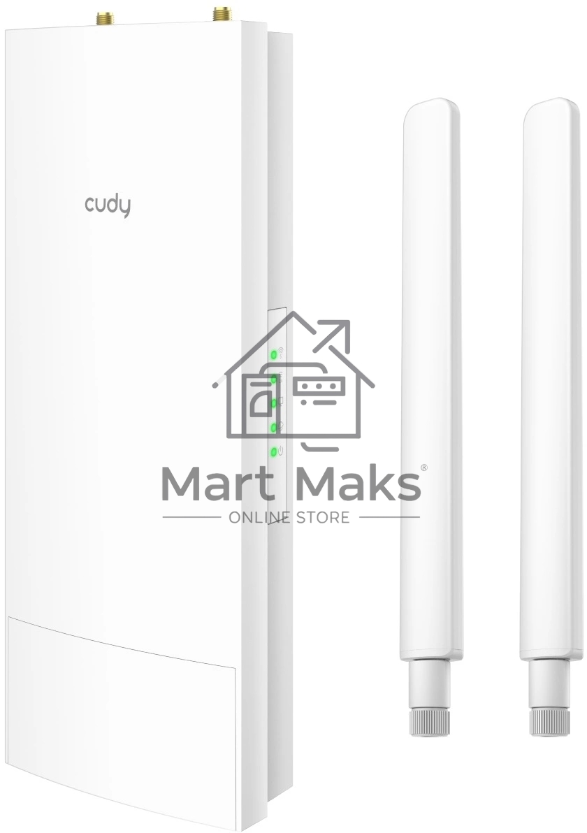 Повторитель беспроводного сигнала Cudy AP1200 Outdoor AC1200 Wi-Fi белый