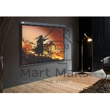 Экран Cactus 213x213см Wallscreen CS-PSW-213X213-SG 1:1 настенно-потолочный рулонный серый
